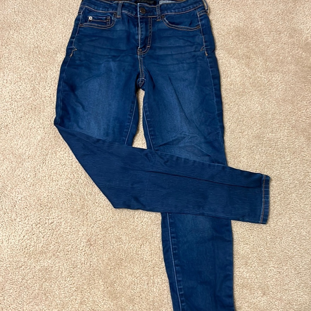 Aeropostale  | High Waisted Jeggins| Color: Blue | Size: 4 |regular